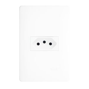Tomada 2P+T 10A 250 Volts Habitat - 2097 - FAME