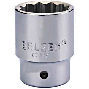 Soquete Estriado Encaixe 1/2 23mm CRV - 204014BBR - BELZER