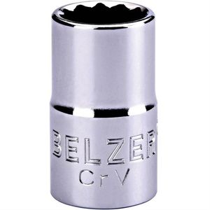 Soquete Estriado Encaixe 1/2"" 13/16 CRV - 204511BBR - BELZER