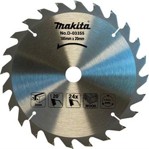 Lâmina de Serra 185x20mm 24 Dentes Para Madeira - D-03355 - MAKITA
