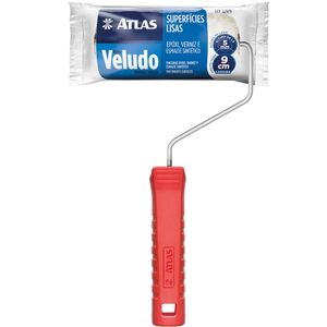 Rolo de Pintura Veludo Natural Lã de Carneiro 9cm - 329/9 - PINCEIS ATLAS