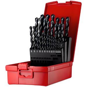 Jogo de Brocas Aço Rápido 1/16""-1/2"" com 29 Peças - A19018 - DORMER