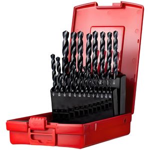 Jogo de Brocas Aço Rápido 1/16""-3/8"" com 21 Peças - A1903 - DORMER