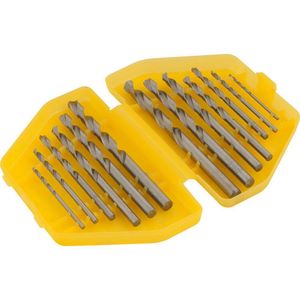 Jogo de Brocas Din 338 hss 1/16"" a 1/4"" mm Com 29 Peças - 53 54 011 614 - VONDER