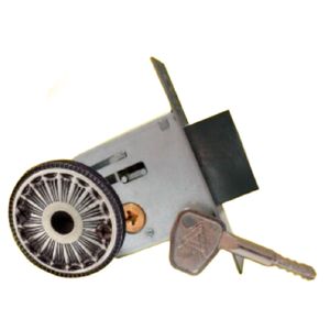 Trava de Segurança Simples Zamac Latão Oxidado em Blister F2000 - 025496 - ALIANÇA