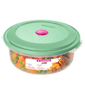 Pote Redondo Baixo para Freezer Cores Sortidas 1580ml - 550/2 - SANREMO