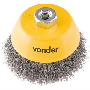 Escova Copo 6"" Ondulada - 6325006140 - VONDER