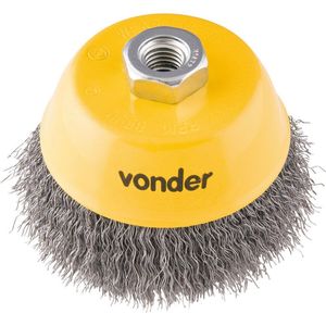 Escova Tipo Copo Torcida 4"" Uso Industrial - 63.25.040.140 - VONDER
