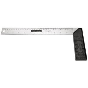 Esquadro de 30cm em Aço Temperado com Cabo Injetado - 43170012 - TRAMONTINA