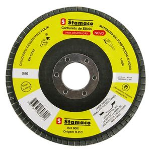 Lixa Flap Grão 80 Pacman 115mm - 7012 - STAMACO