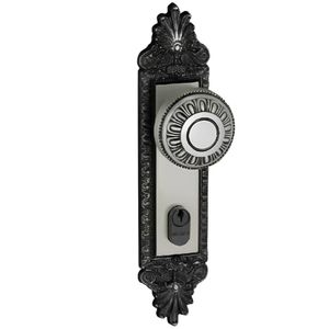 Fechadura Externa Colonial Bola 55mm Zamac Latão Oxidado - 013837 - ALIANÇA