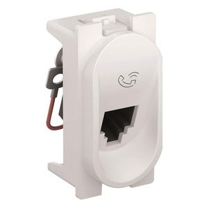 Tomada Telelefone RJ11 2 Fio Branca Nereya - 663072 - PIAL PLUS