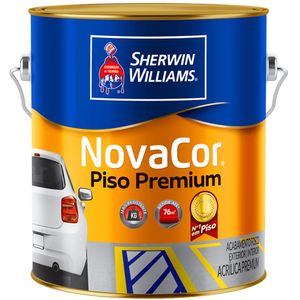 Tinta Acrílica Novacor Piso Premium Liso Preto De 3,6 Litros - 38087101 - SHERWIN WILLIAMS