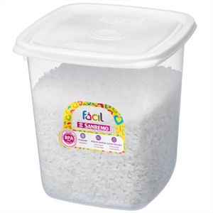 Pote Quadrado Cores Sortidas 1700ml - 147/6 - SANREMO