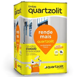 Tinta Acrílica Rende Mais Standard 18 Litros - QUARTZOLIT