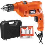 Furadeira-de-Impacto-3-8--10mm-560-Watts---9-Brocas-e-Maleta-220-Volts---TM500KB9---BLACK---DECKER