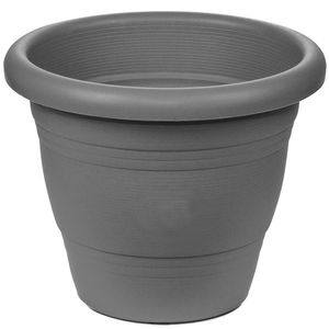 Vaso de Plástico para Jardim Cinza 41 x 45 x 45 cm - PR6046-1 - PINCÉIS ATLAS