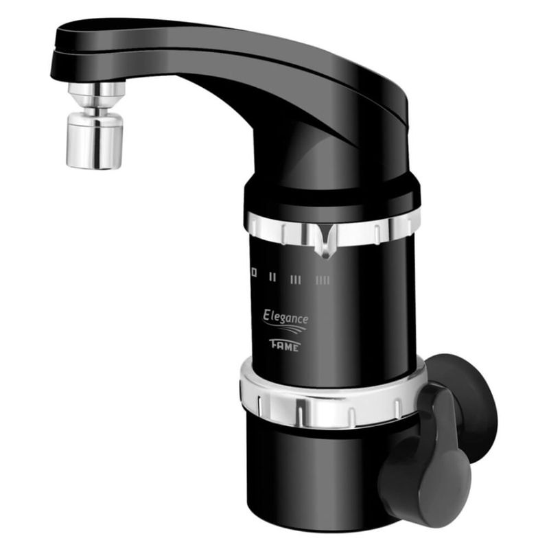 Torneira-Eletrica-4-Temperaturas-Elegance-Preta-de-Parede-110-volts-e-4.800-Watts---3994---FAME