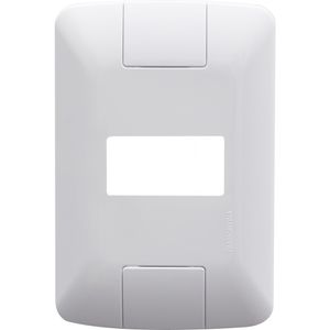 PLACA1 POSTO HORIZONTAL 4X2 BRANCA ARIA TRAMONTINA