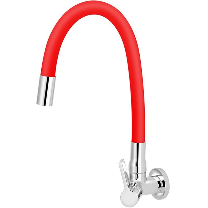 Torneira-para-Cozinha-Versata-Bica-Articulada-C62-Vermelha-de-Parede---VTP567CWB---ESTEVES