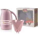 Conjunto-de-Bule-700ml---Suporte-para-Filtro-de-Cafe-102-Rosa---SR1011-60---SANREMO