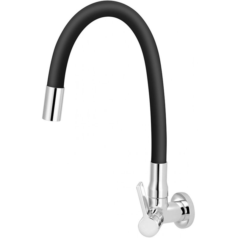 Torneira-para-Cozinha-Versata-Bica-Articulada-C62-Preta-de-Parede---VTP565CWB---ESTEVES