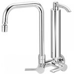 Torneira-com-Filtro-para-Cozinha-Clean-1-4-de-Volta-Bica-Movel-C62-Cromada-de-Parede---VTF801CWB---ESTEVES