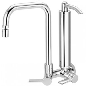 Torneira com Filtro para Cozinha Clean 1/4 de Volta Bica Móvel C62 Cromada de Parede - VTF801CWB - ESTEVES