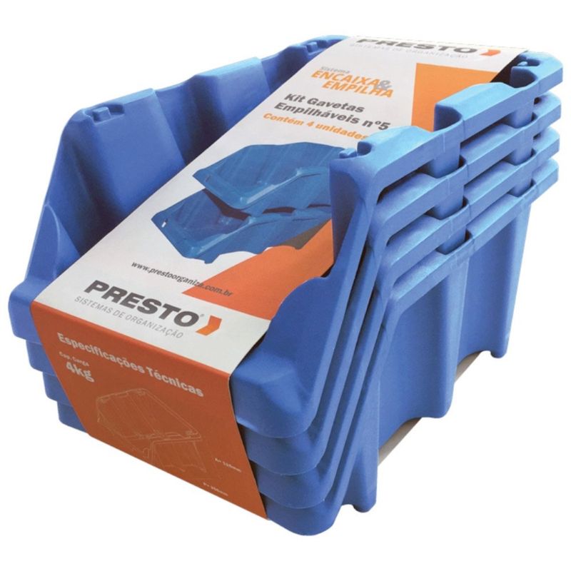 Kit-com-4-Gavetas-Empilhaveis-n°5-azul---42018---PRESTO