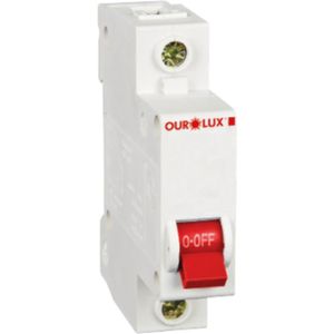 Disjuntor Unipolar Curva C 40 Ampères - 26051 - OUROLUX