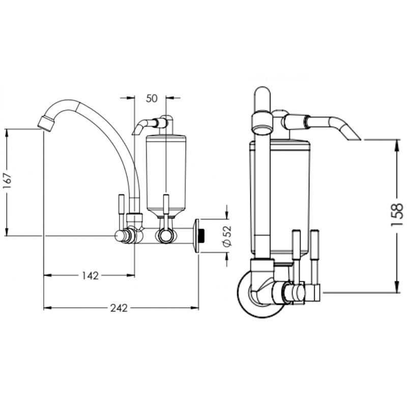 Torneira-com-Filtro-para-Cozinha-ABS-Stilo-1-4-de-Volta-C31-Cromada-de-Parede---VTF700CWB---ESTEVES