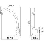 Torneira-para-Cozinha-de-Mesa-com-Bica-Movel-1167-F31-Preto-Cromado---7111067---LORENZETTI