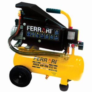 Compressor de Ar Mega Air CFC 5,5/6 Litros 220 Volts 1HP - AAC1010031 - FERRARI
