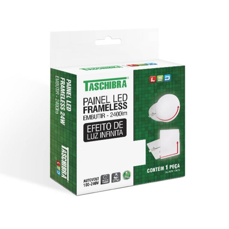 Painel-LED-Frameless-Redondo-Embutir-24-Watts-6500K---15140107---TASCHIBRA