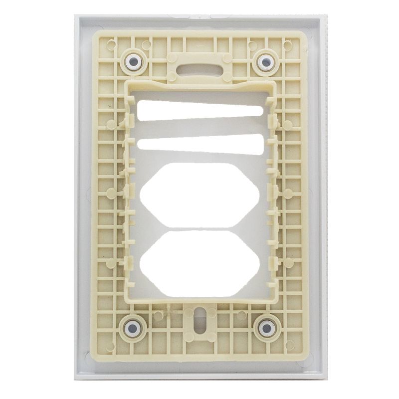 PLACA-4X2-2-INTERRUPTOR-C--SUPORTE-BRANCA---RVB-1300-64---RAVENNA