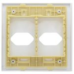 Placa-2-Tomadas-4x4-com-Suporte---RVB-1300-58---RAVENNA