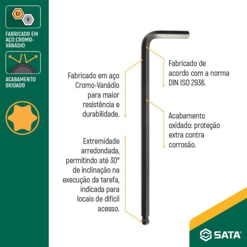 CHAVE-HEXAGONAL-CURTA-25MM-SATA-ST84308L---SATA
