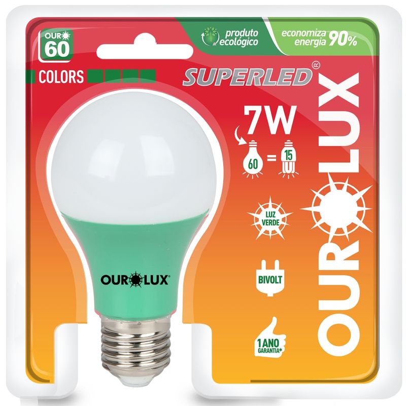 SUPERLED-OURO-60-COLORS-7W-VERDE-BIVOLT---05454---OUROLUX