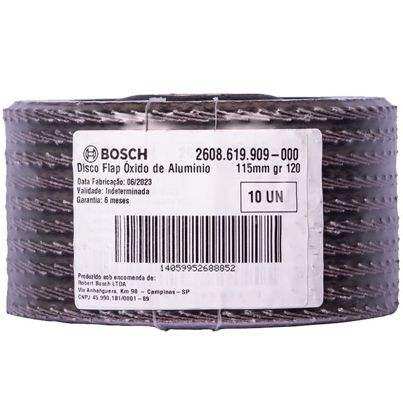 Disco-Flap-Bosch-X421-Ø115mm-G80---2608619908-000---BOSCH