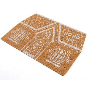 Capacho Vinil Natal Encantado em Formato de Biscoito com 40x60cm - KAPAZI