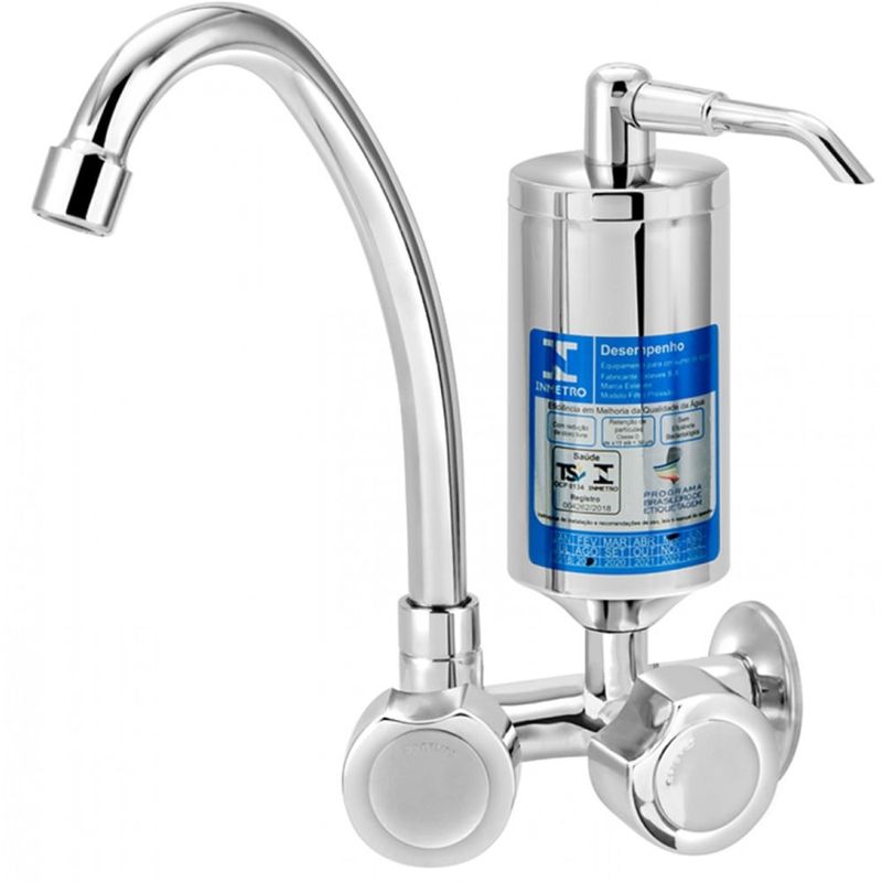 Torneira-com-Filtro-para-Cozinha-ABS-Monaco-1-4-de-Volta-C40-Cromada-de-Parede---VTF210CWB---ESTEVES