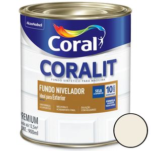 Fundo Sintético Nivelador Coralit 900ml Branco - 5203063 - CORAL