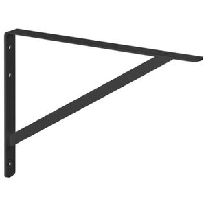 Mão Francesa Leve 30 cm Preta - MFL-30-PR - MULTIVISÃO