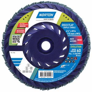 DISCO FLAP R822 FD 115X22 GR.60 NORTON 69957325067