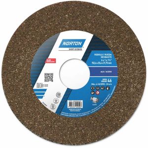 Rebolo para Desbaste de Metal ART A46 OVS 152,4x25,4x31,75mm - 66243464663 - NORTON