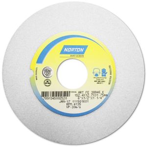 Rebolo Reto Branco FE 38A 46 KVS 152,4x12,7x31,75mm - 66253455357 - NORTON