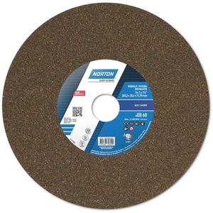 Rebolo Uso Geral Marrom A60 NVS 203,2x19x31,75mm - 66253456243 - NORTON