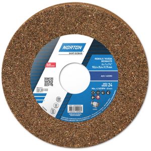 Rebolo Uso Geral Marrom A24 RVS 152,40x25,40x31,75mm - 66243464656 - NORTON