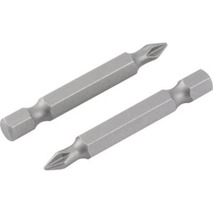Bits Phillips com Encaixe de 1/4" e Ponta nº 1 de 3/16" x 50mm com 2 peças - 3539201050 - VONDER