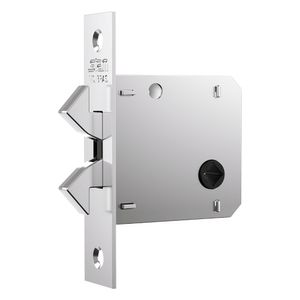 Fechadura Biel 1006s com Roseta Quadrada Classic Cromado para Banheiro - 41490 - STAM
